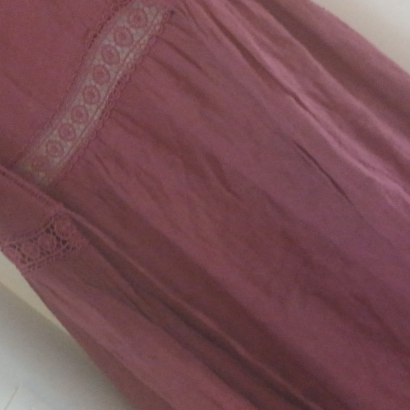 Free people see through beach long w lace and tie - Picture 4 of 9